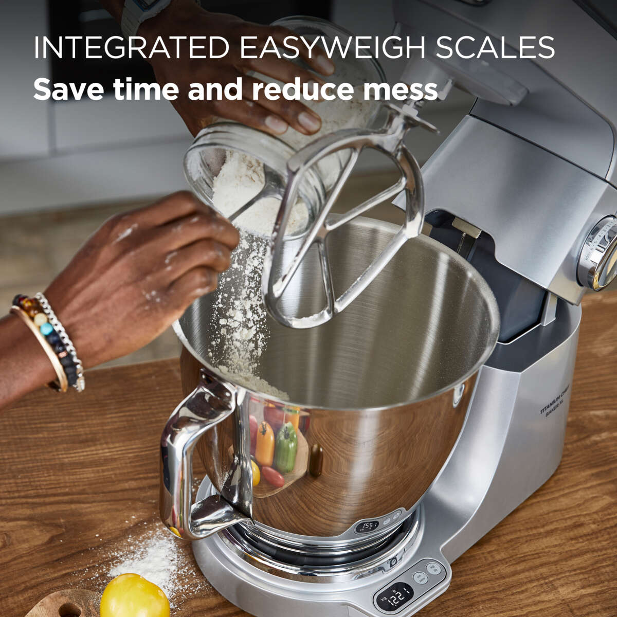 Kenwood KVL85.224 Titanium Chef Baker kjøkkenmaskin