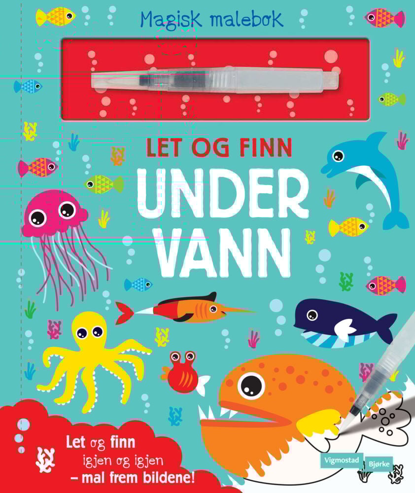Magisk malebok: Under vann