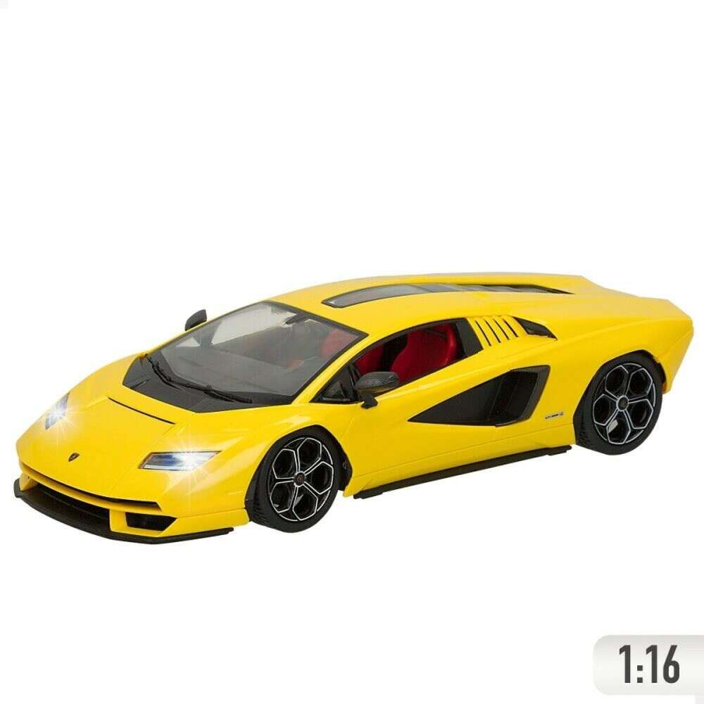 Rastar Lamborghini Countach Yellow 1:16 radiostyrt bil
