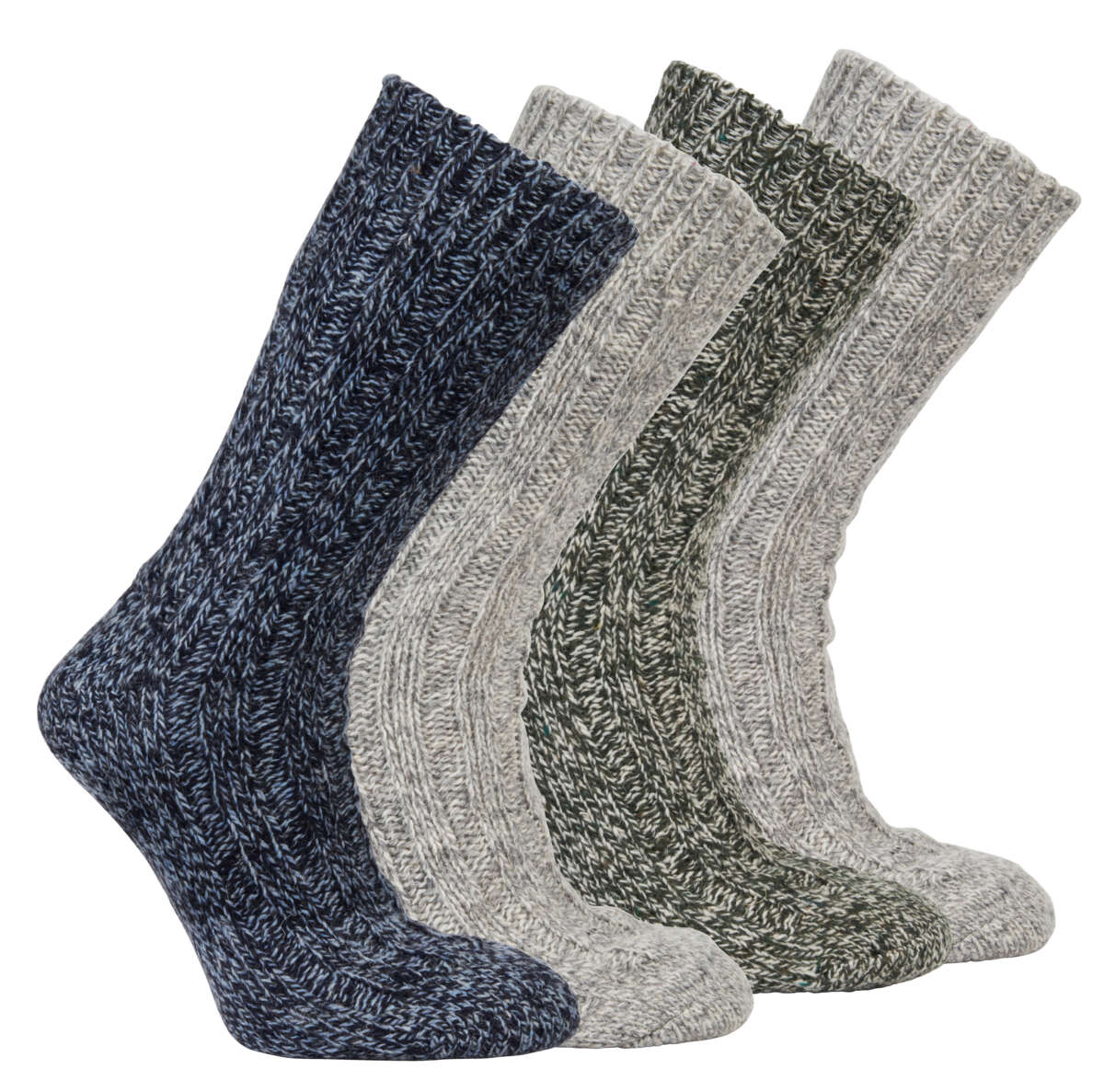 Norgesraggen 4-pk ullsokker unisex