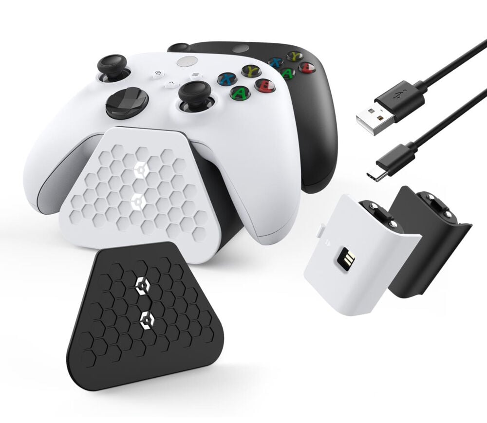 Gioteck dobbel ladestasjon for Xbox Series X|S kontrollere