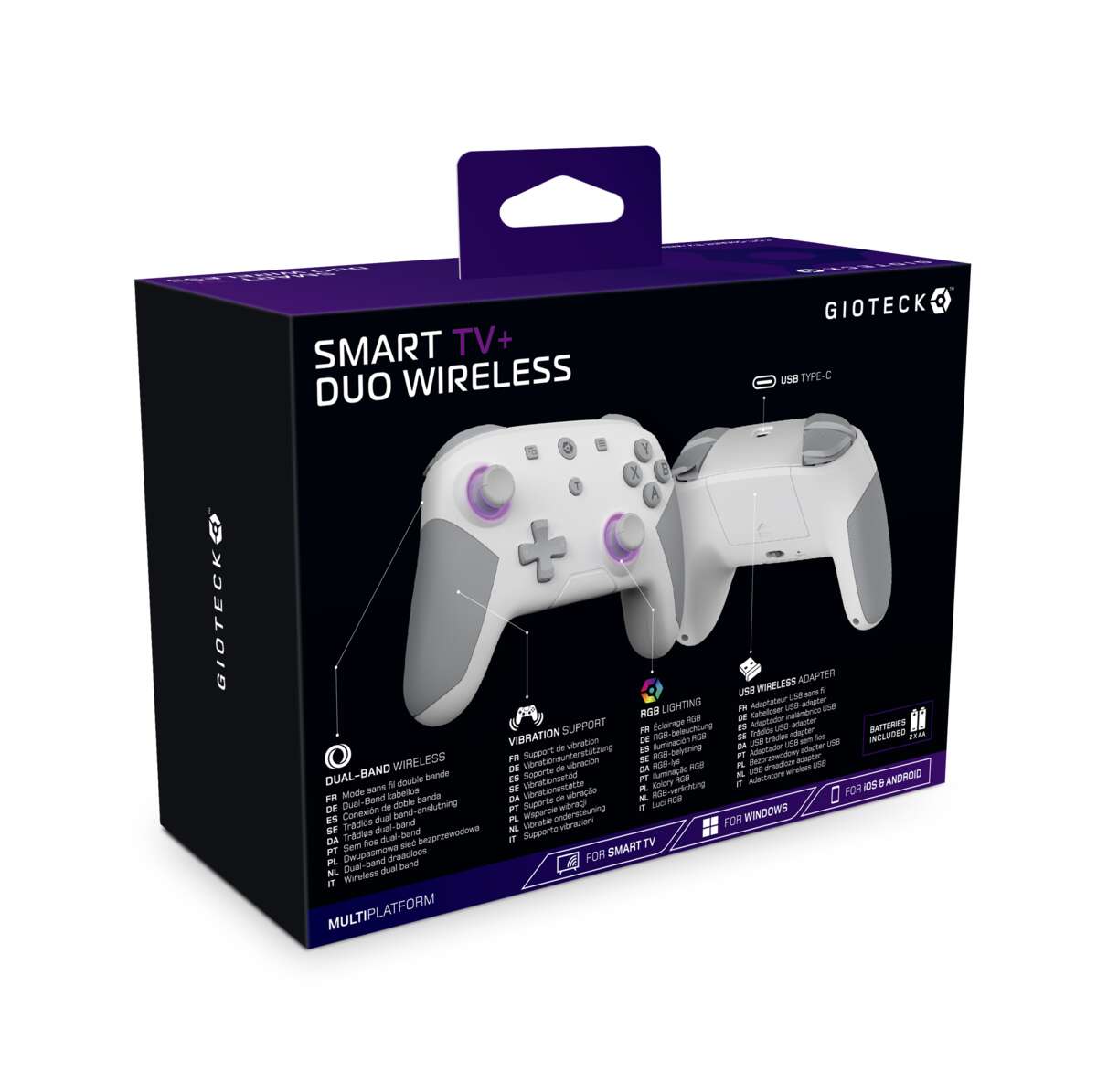 Gioteck SMART TV+ Duo kontroller