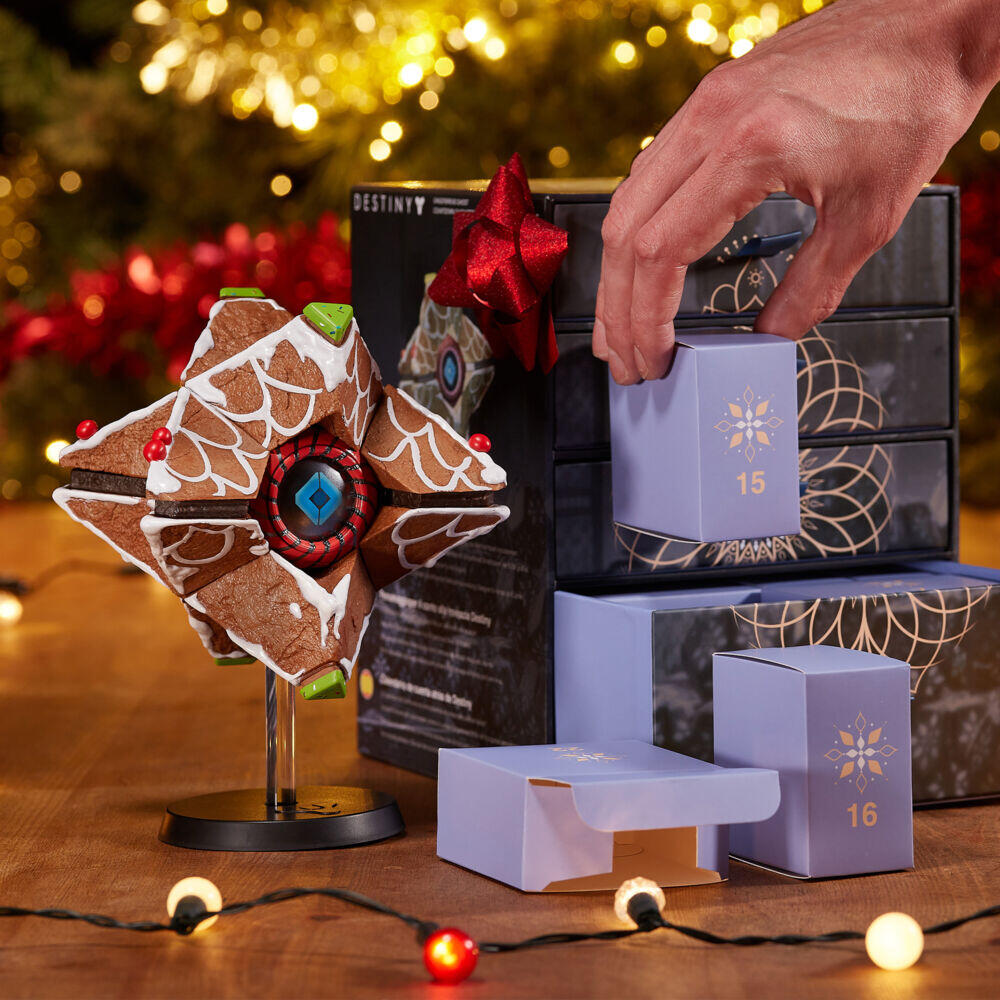 numskull® Official Destiny Gingerbread Ghost Countdown Character julekalender