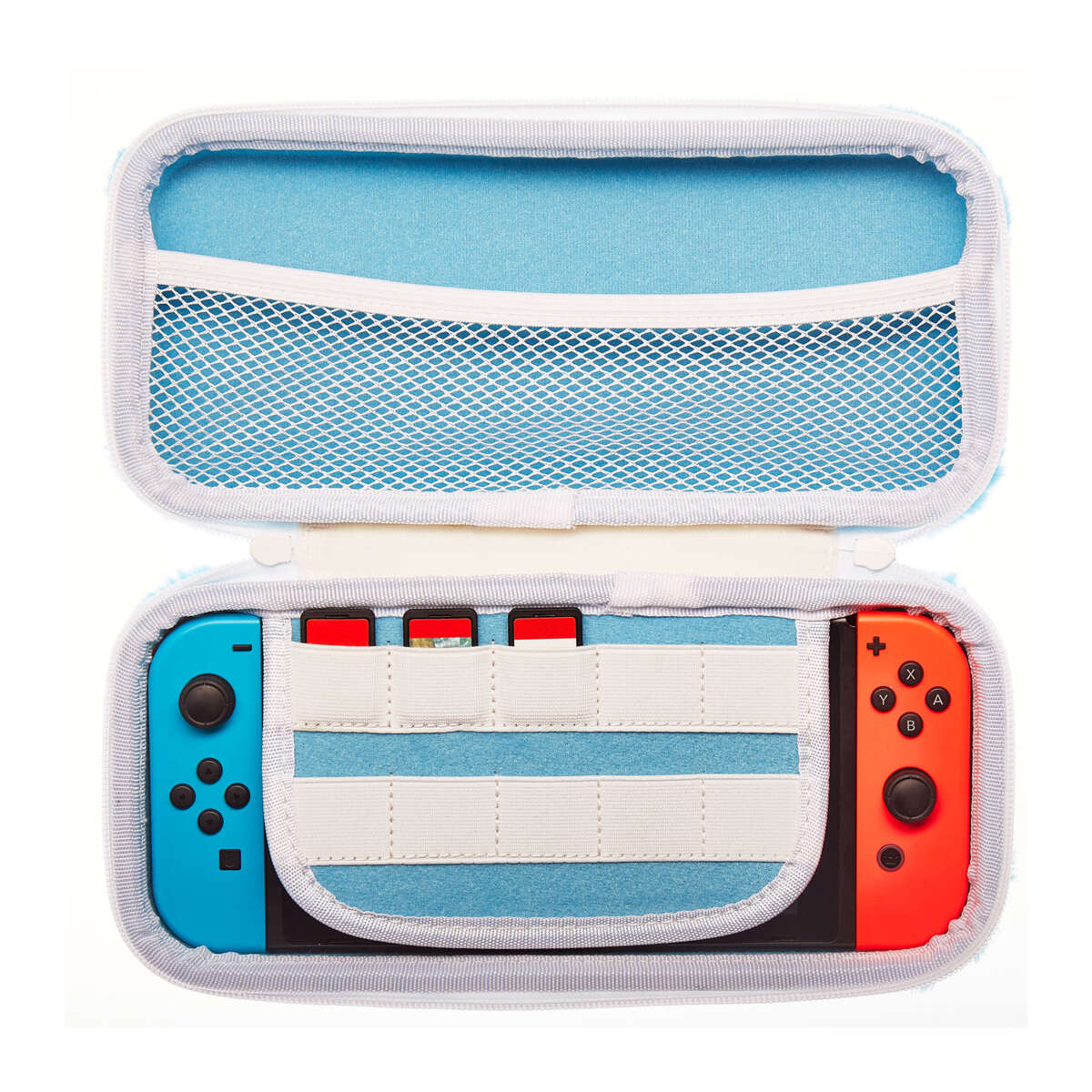 numskull® Nintendo Switch™ Unicorn Blue Fluffy Carry Case