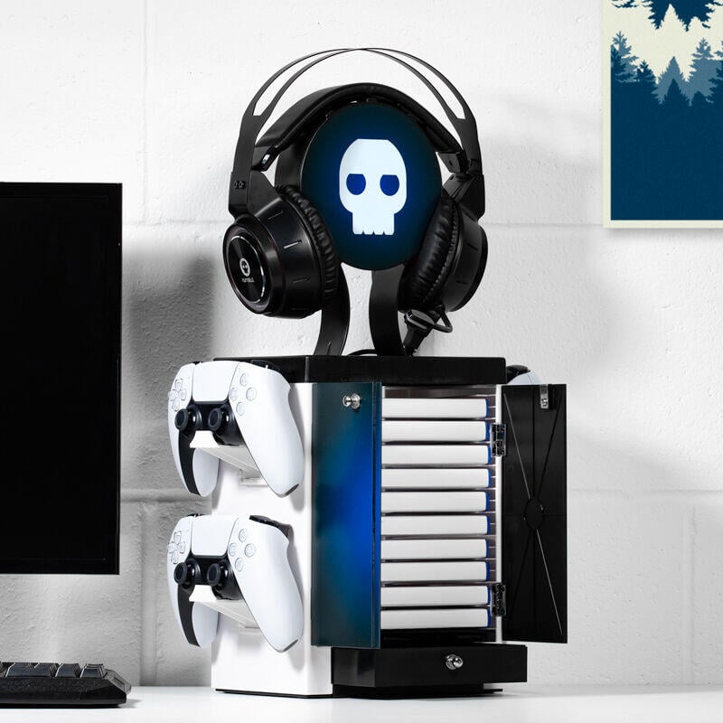 numskull® PS5 Inspired Blue and White Gaming Locker