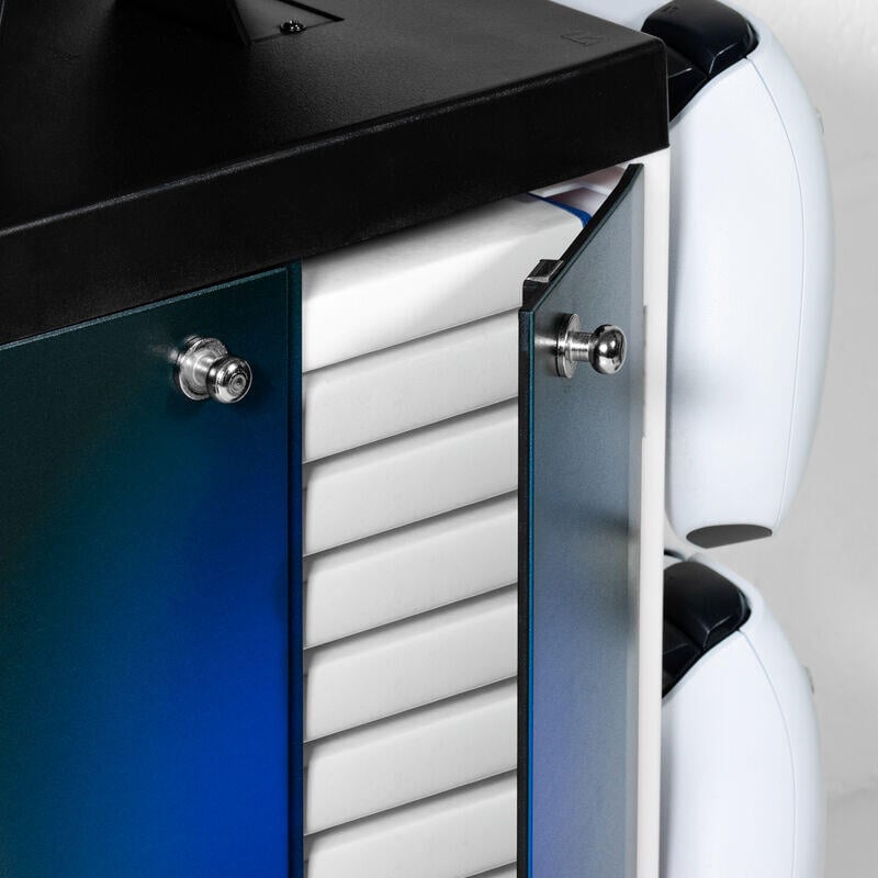 numskull® PS5 Inspired Blue and White Gaming Locker