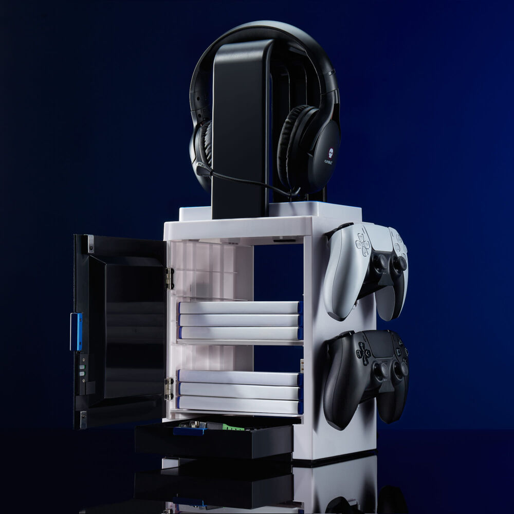 numskull® PS5 Inspired Blue and White Gaming Locker