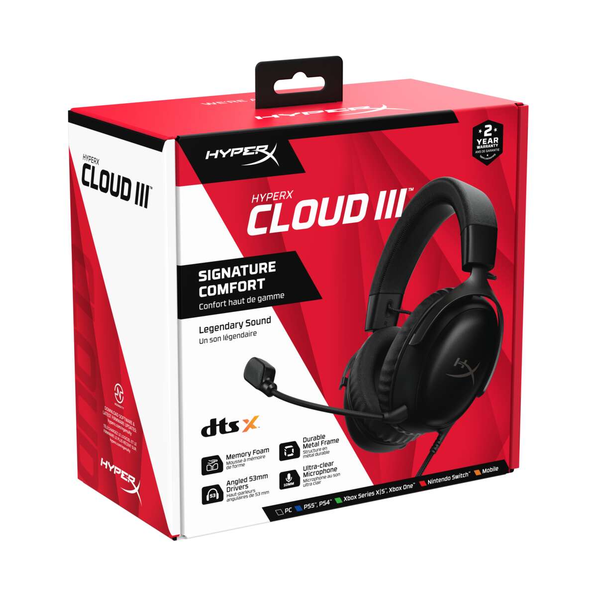 HyperX® Cloud III gamingheadset