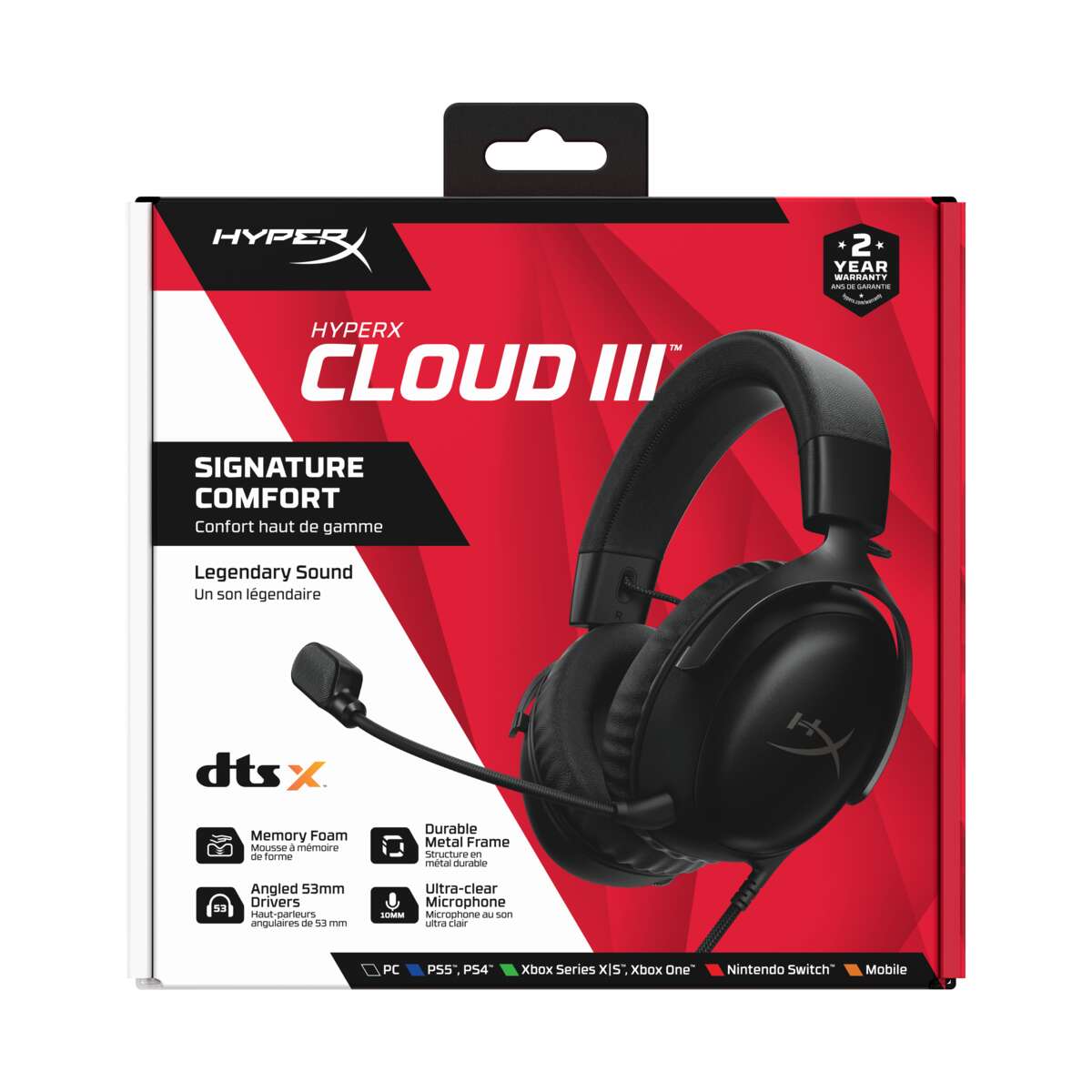 HyperX® Cloud III gamingheadset