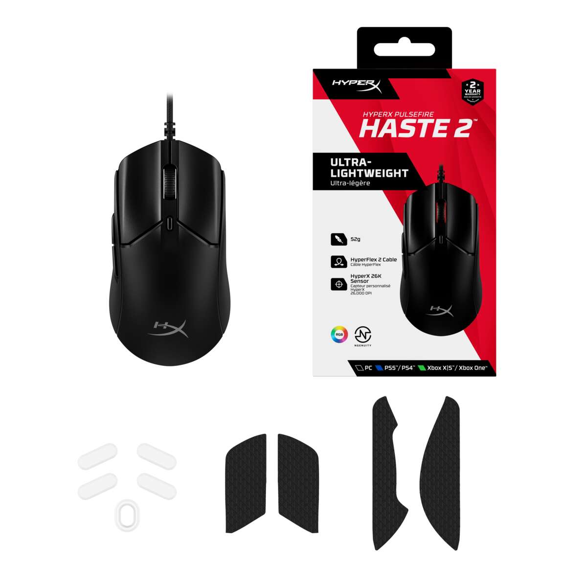HyperX® Pulsefire Haste 2 gamingmus