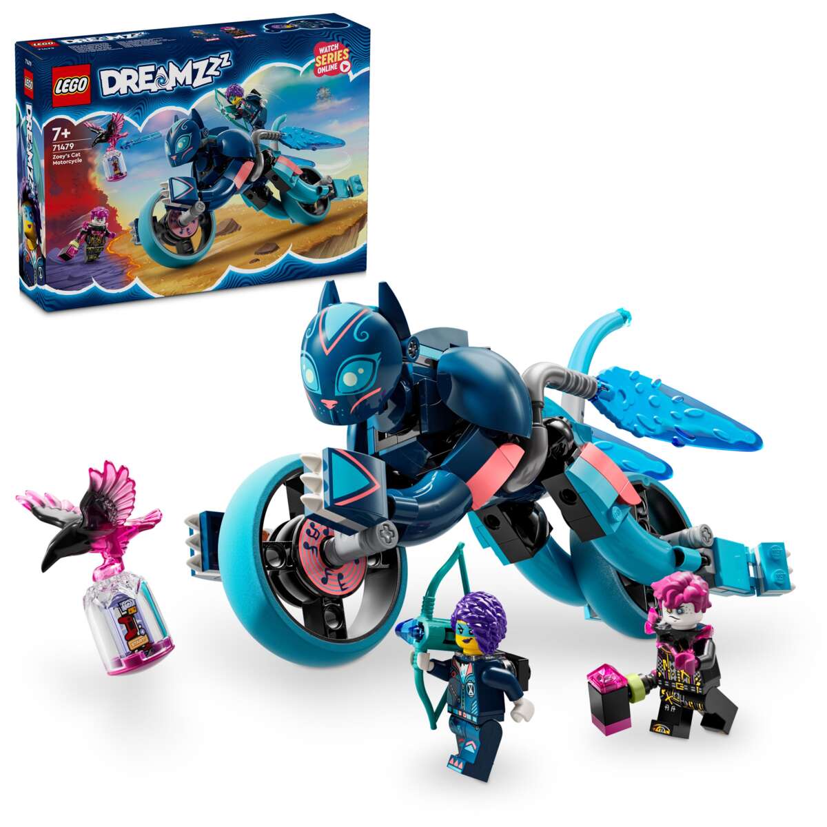 LEGO® DREAMZzz™ Zoeys kattemotorsykkel 71479