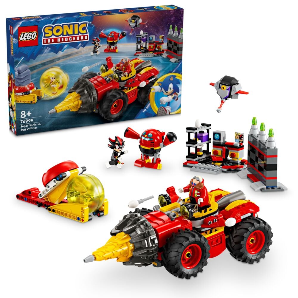 LEGO® Sonic the Hedgehog™ Super Sonic mot Egg Drillster 76999