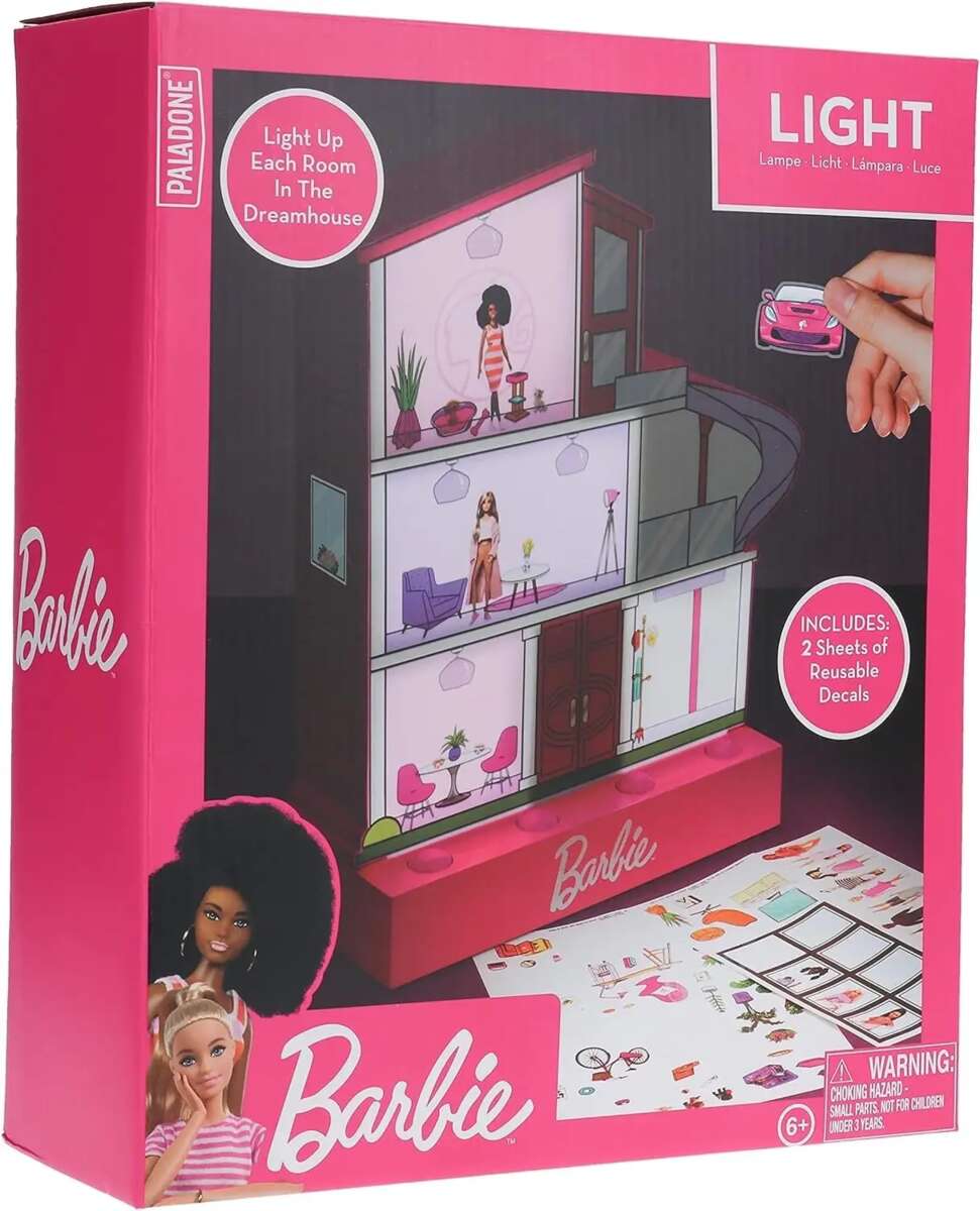 Paladone Barbie® Drømmehus lampe