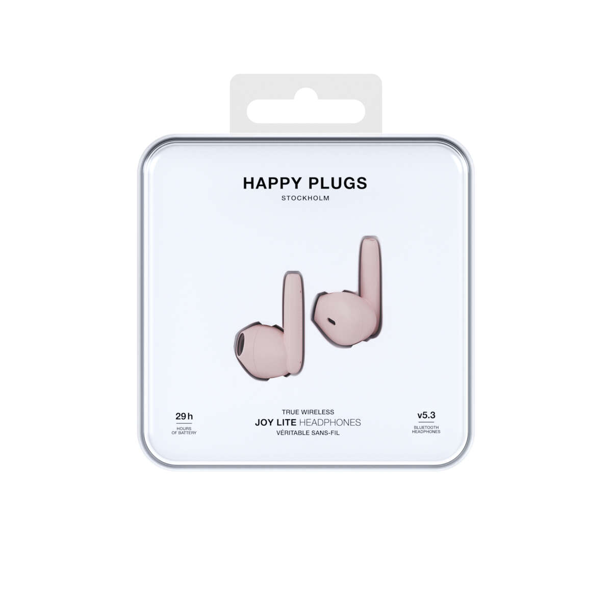 Happy Plugs Joy Lite In-Ear True-Wireless Pink ørepropper