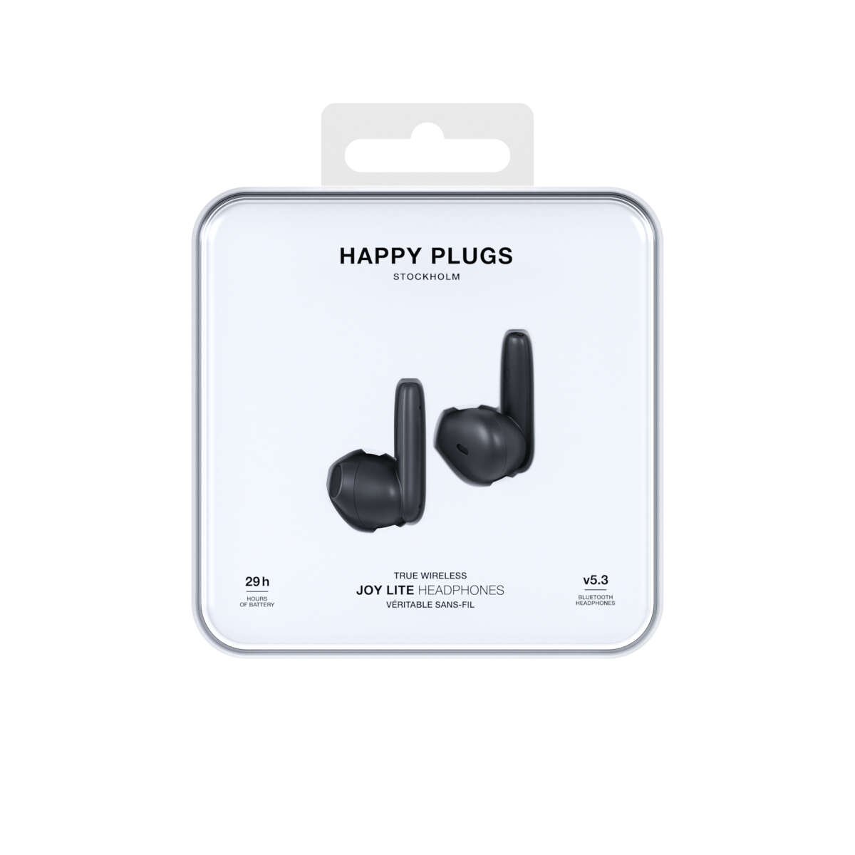 Happy Plugs Joy Lite In-Ear True-Wireless Black ørepropper