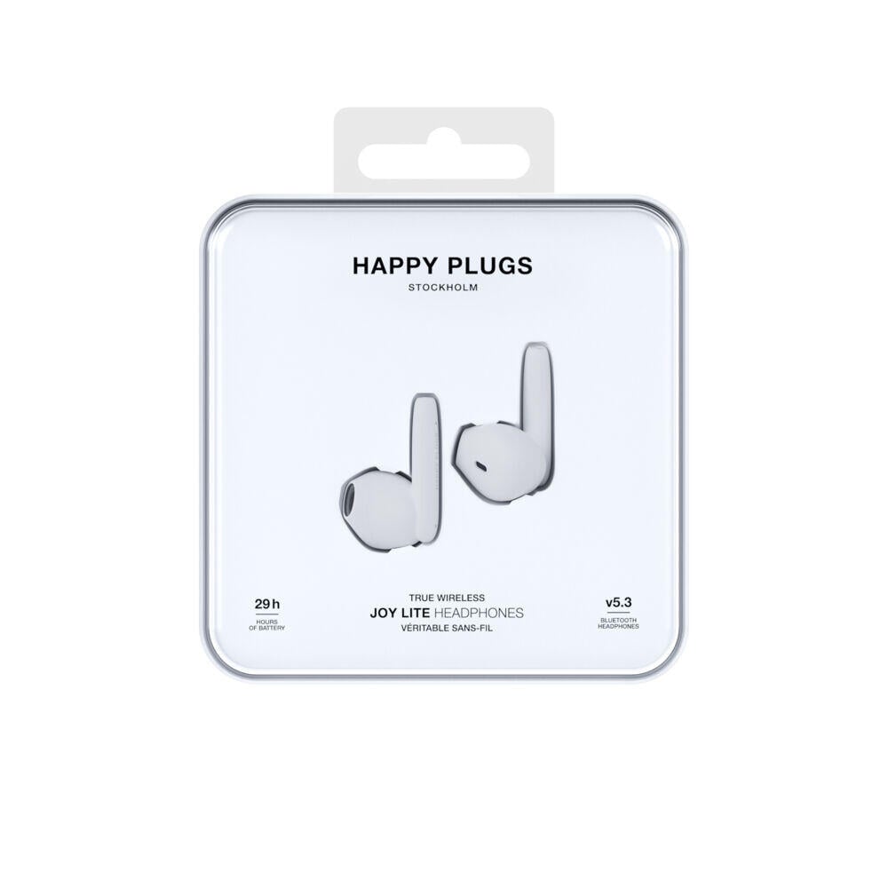 Happy Plugs Joy Lite In-Ear True-Wireless White ørepropper