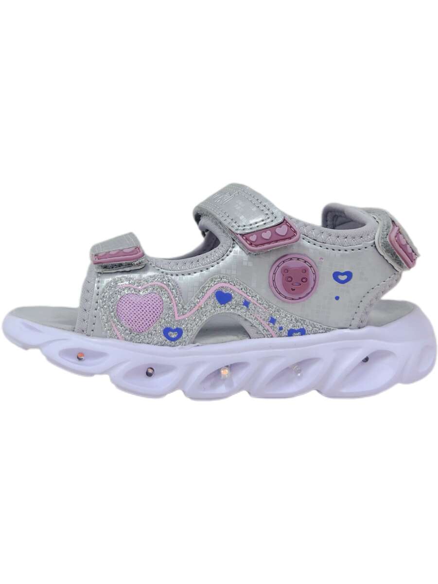 Okidoki Glitre blinkesandaler barn