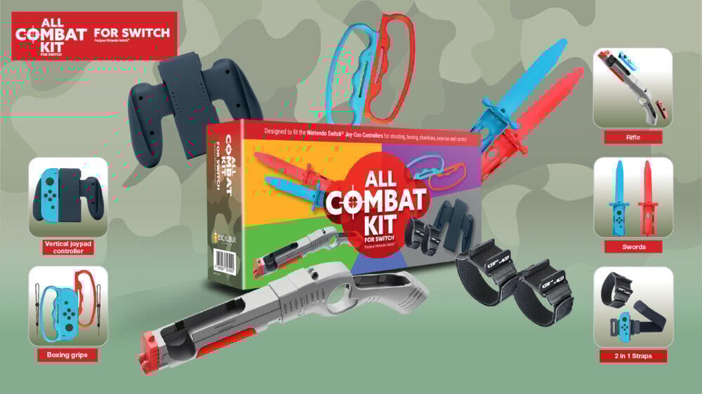 MAXX TECH 382006 Combat Kit for Nintendo Switch™