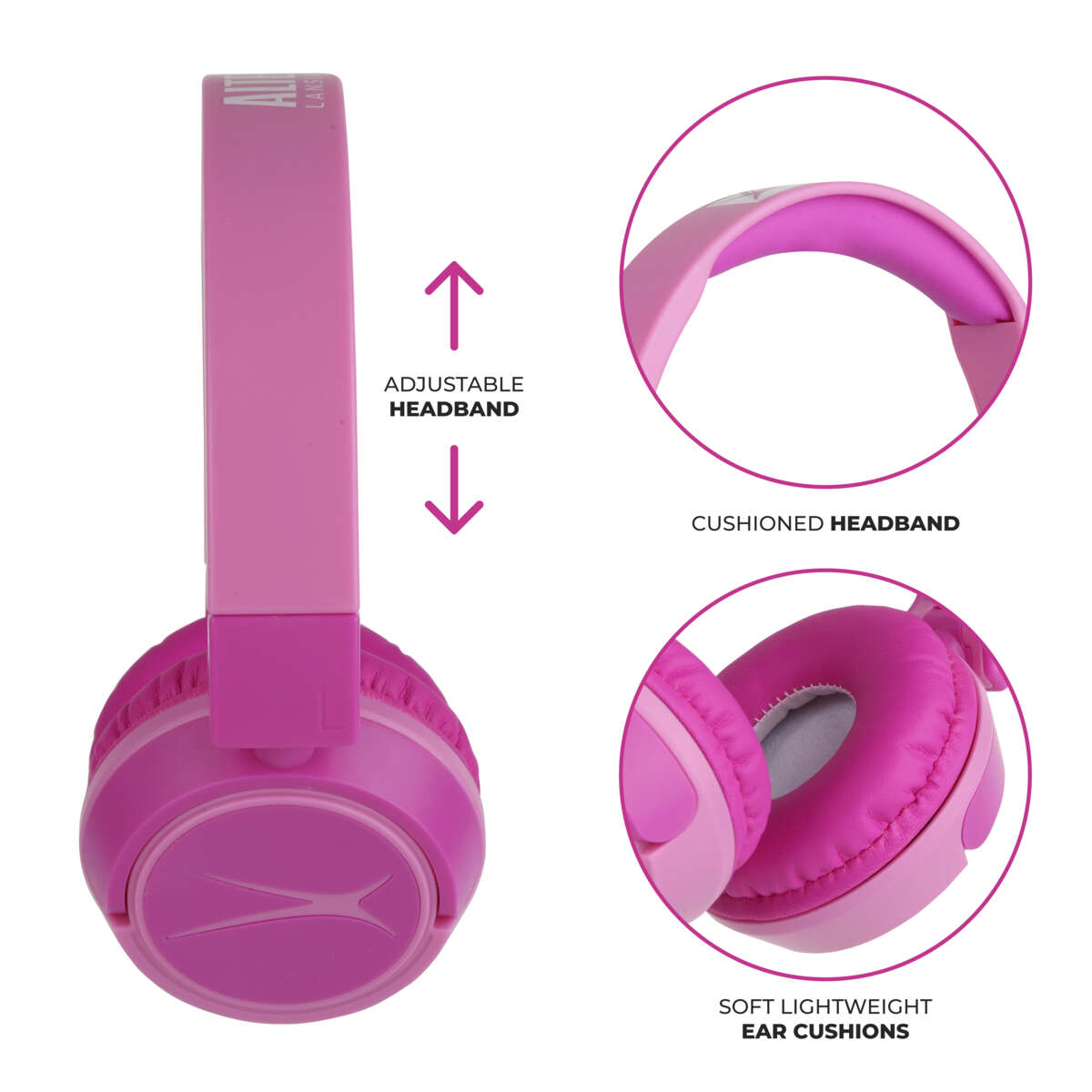 Altec Lansing MZX4410 2-in-1 bluetooth on-ear hodetelefoner