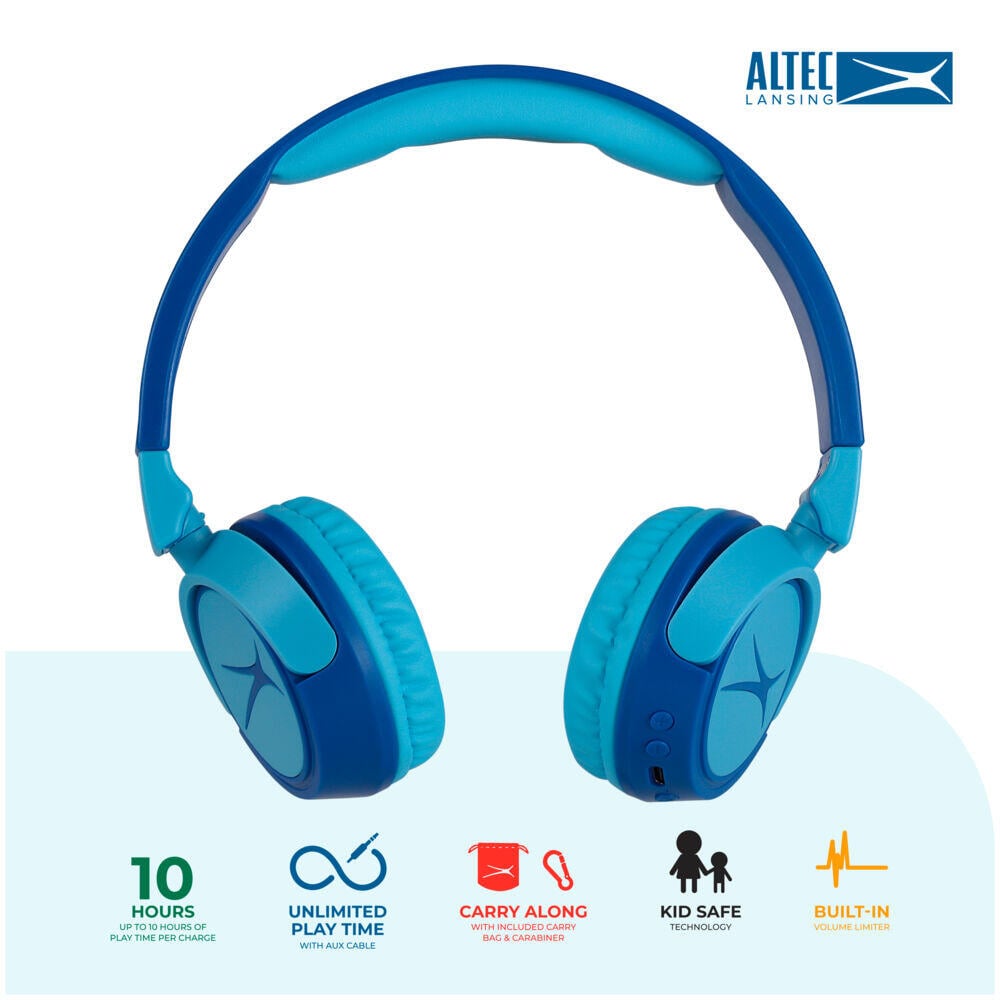 Altec Lansing MZX4410 2-in-1 bluetooth on-ear hodetelefoner
