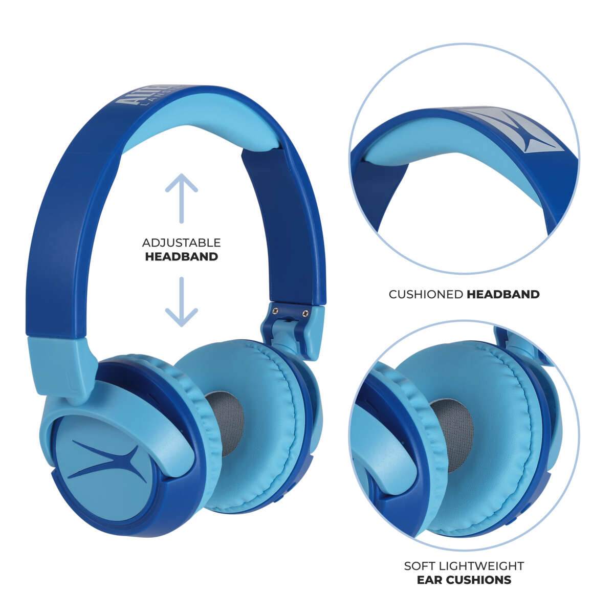 Altec Lansing MZX4410 2-in-1 bluetooth on-ear hodetelefoner