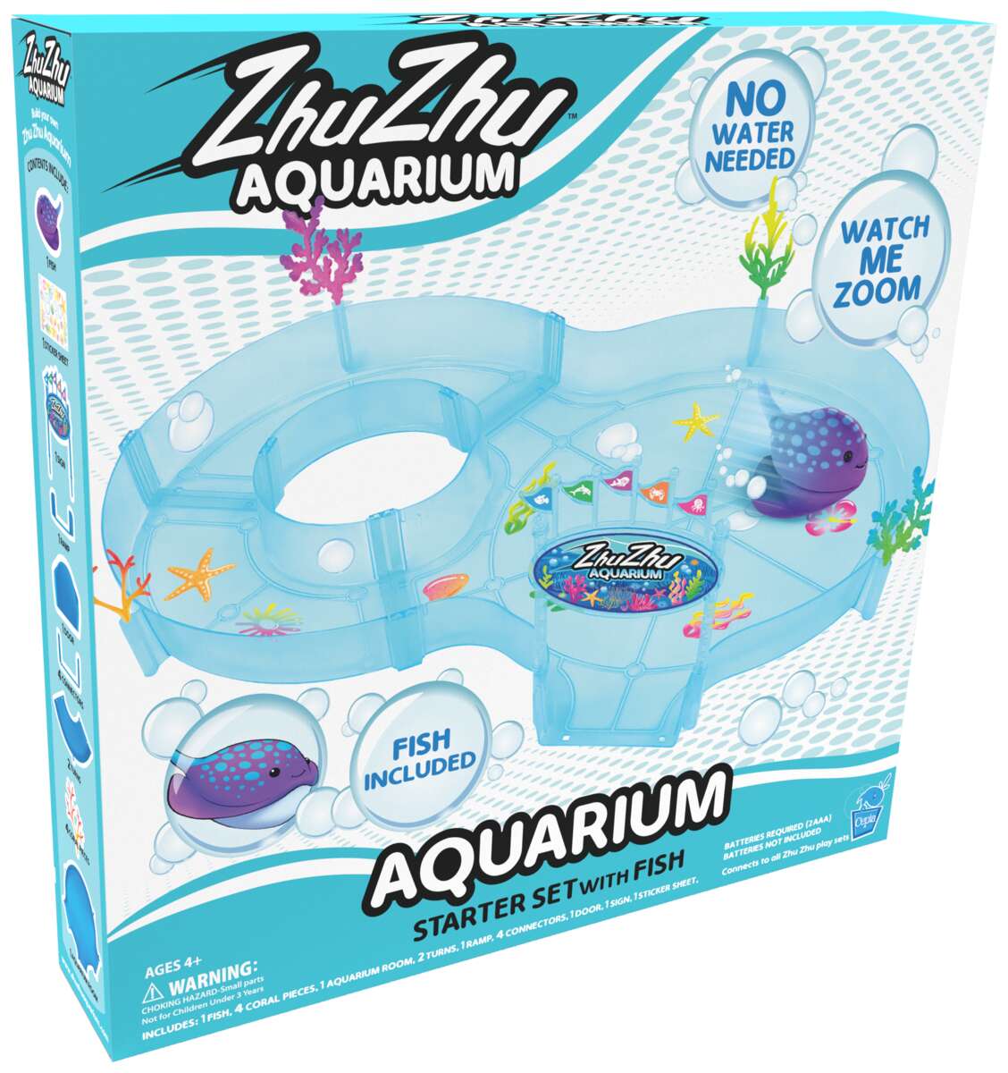 ZhuZhu Aquarium Startsett med fisk