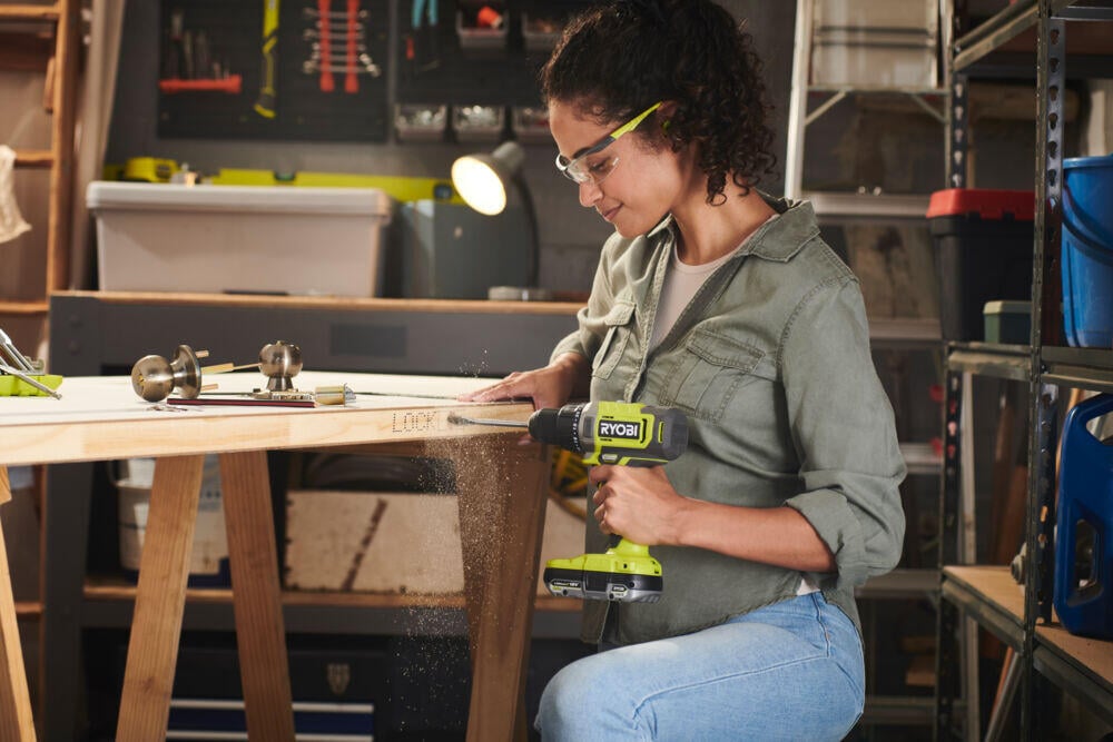 Ryobi ONE+ RDD18-2C20TAH borskrutekker kit m/2 batterier