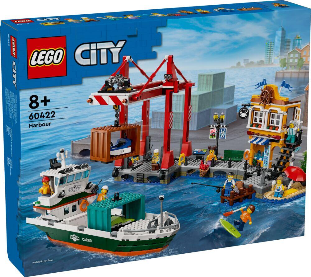 LEGO® City Havneområde med lasteskip 60422