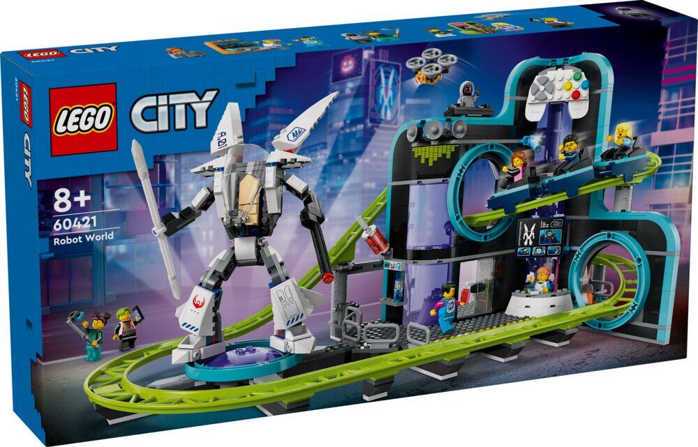 LEGO® City Robotverden med berg-og-dal-bane 60421