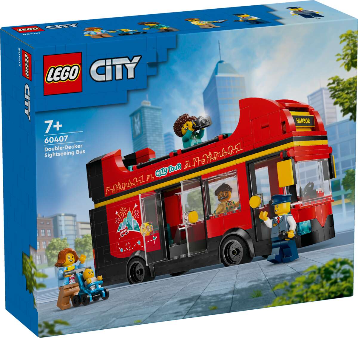 LEGO® City Rød dobbeltdekker-turistbuss 60407