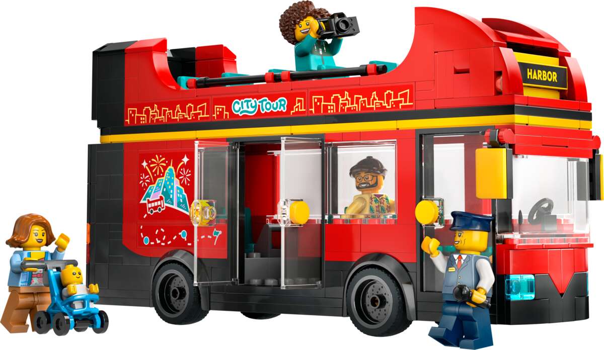 LEGO® City Rød dobbeltdekker-turistbuss 60407