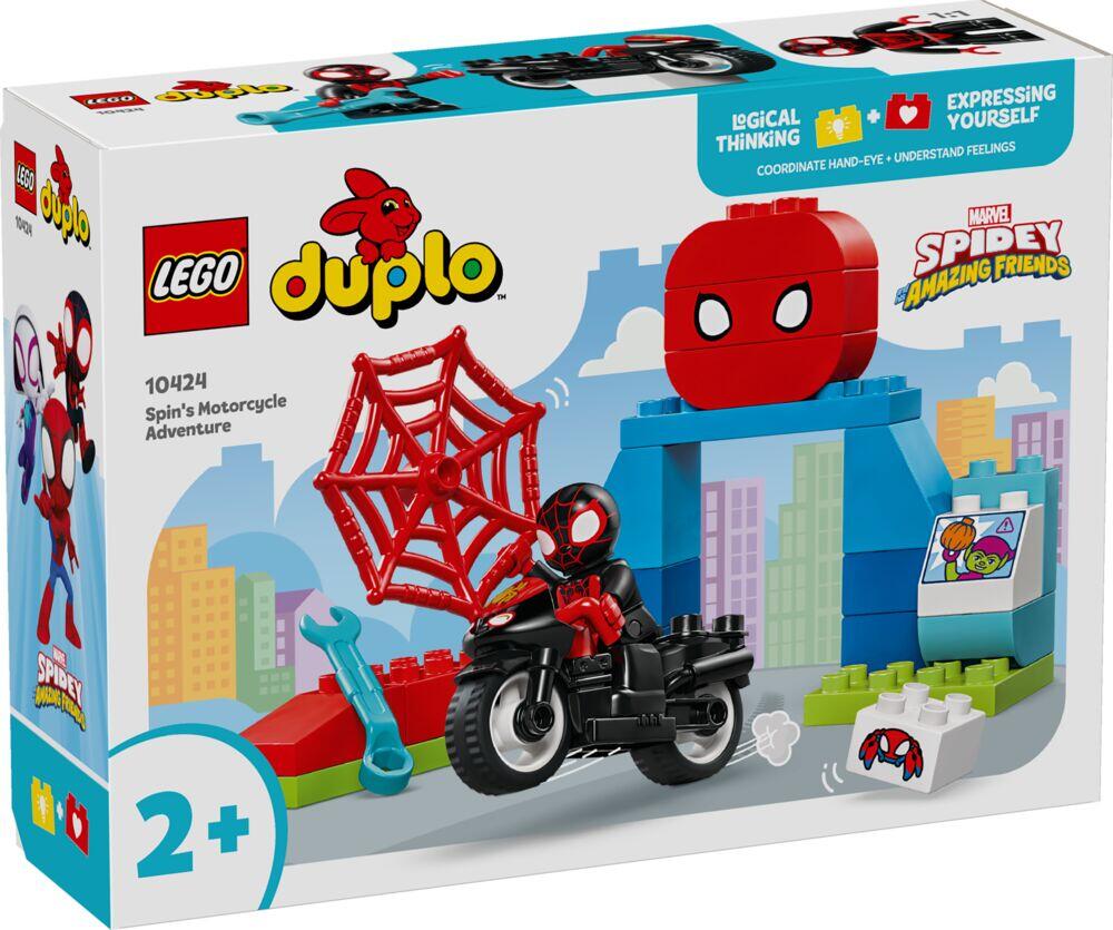 LEGO® DUPLO® Marvel Spins motorsykkeleventyr 10424