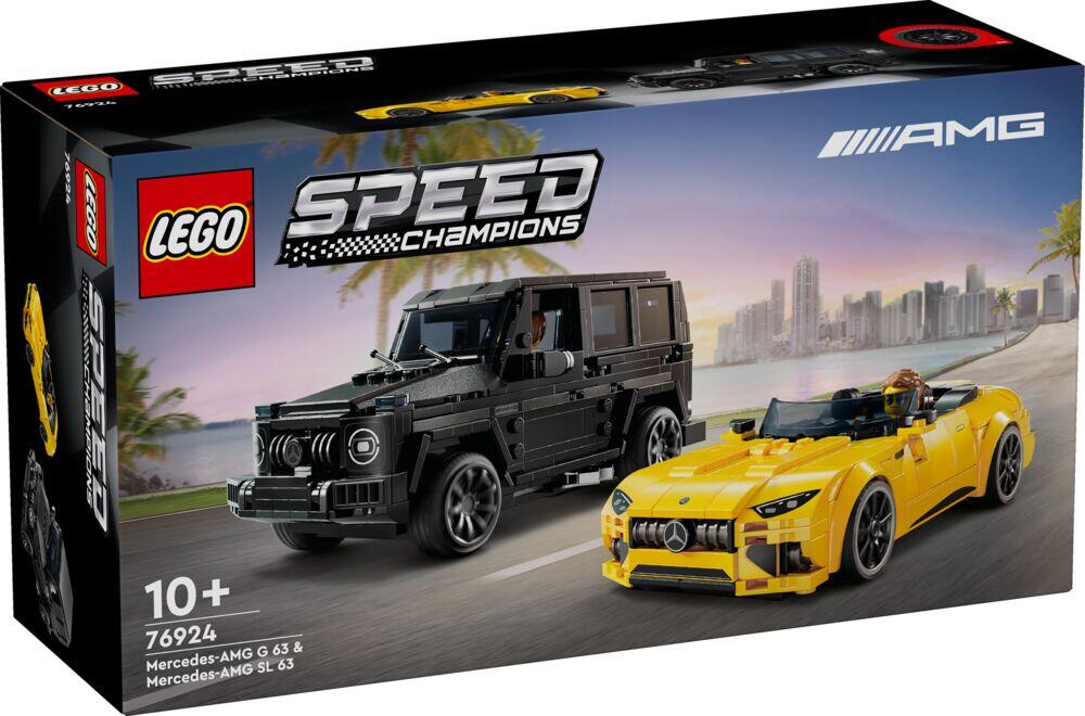 LEGO® Speed Champions Mercedes-AMG G 63 og Mercedes-AMG SL 63 76924