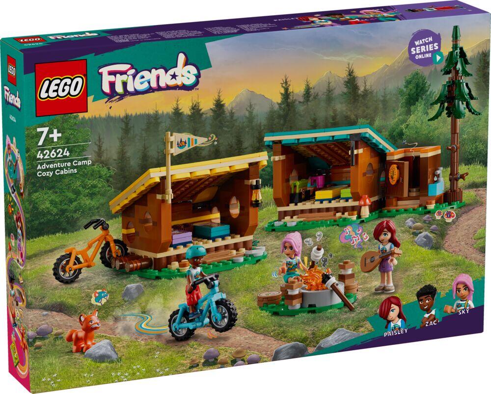 LEGO® Friends Koselige hytter på ferieleir 42624