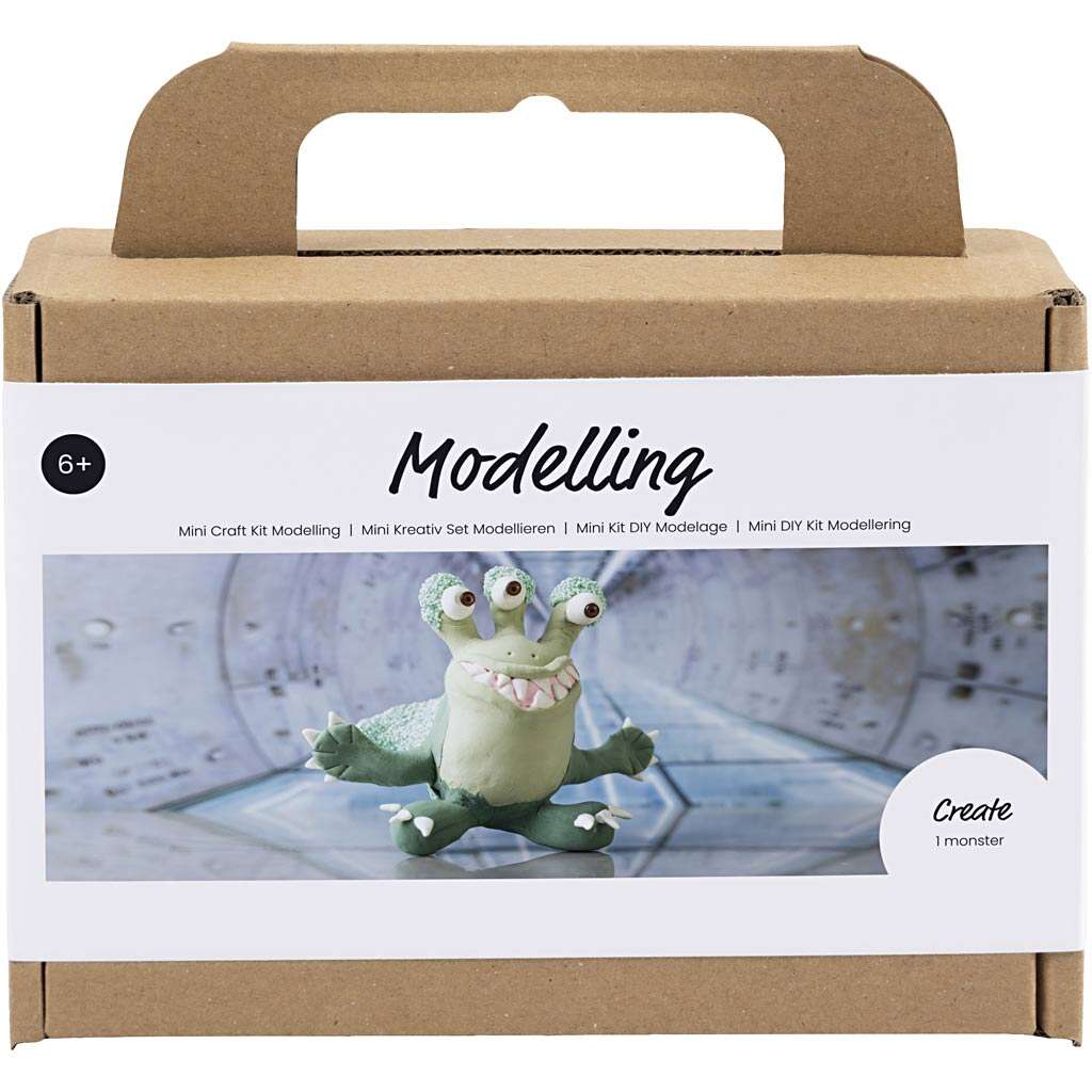 Creativ Company Mini DIY Kit Modellering, Monster Lulu