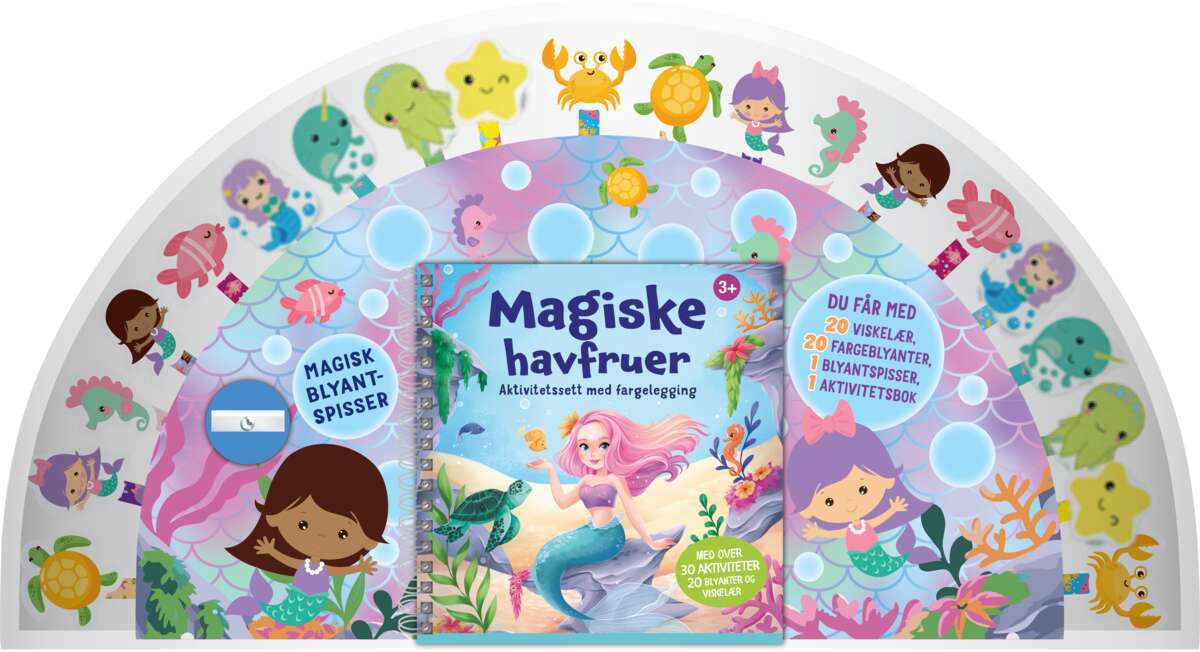 Magiske havfruer blyantsett