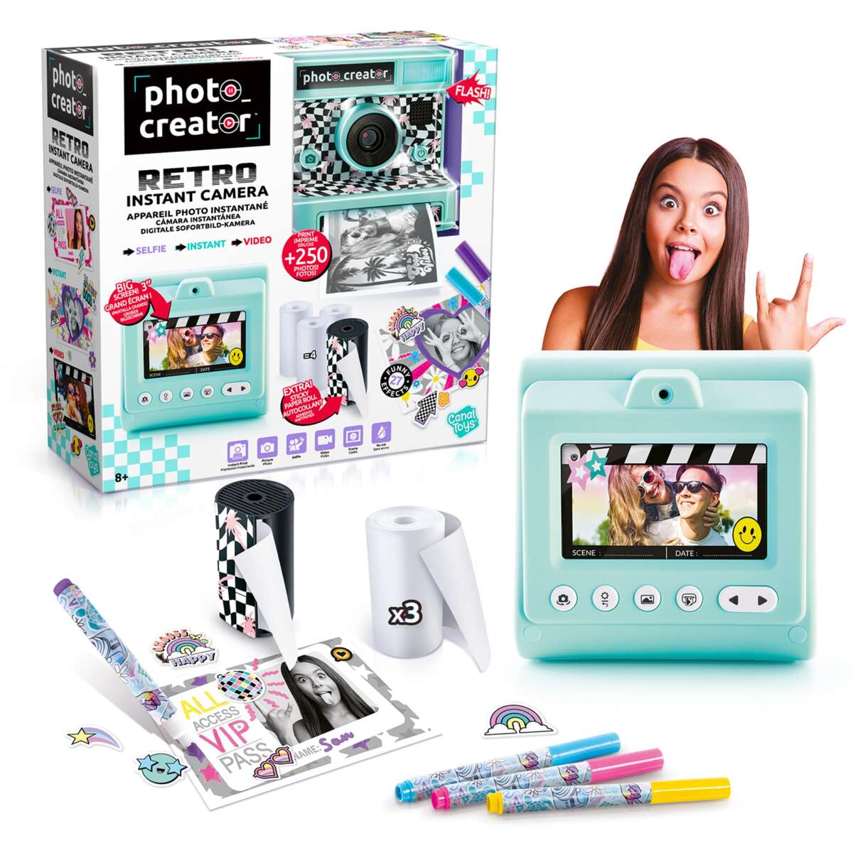 Photo Creator Retro Instant Camera