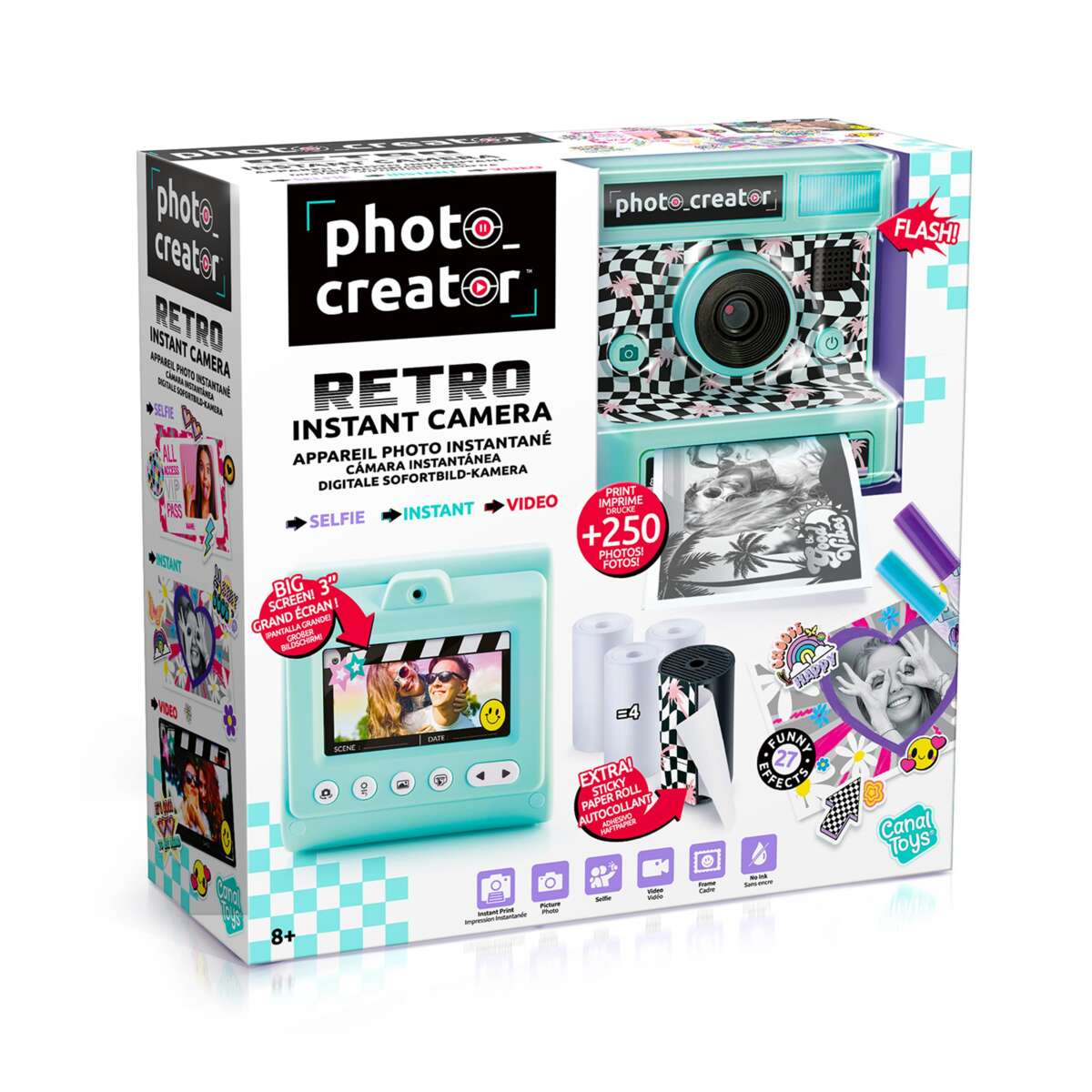 Photo Creator Retro Instant Camera