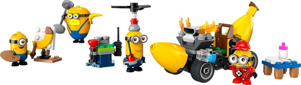 LEGO® Grusomme meg 4 Minions og bananbil 75580