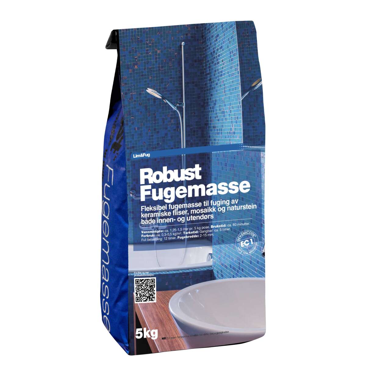 Robust fugemasse 5 kg