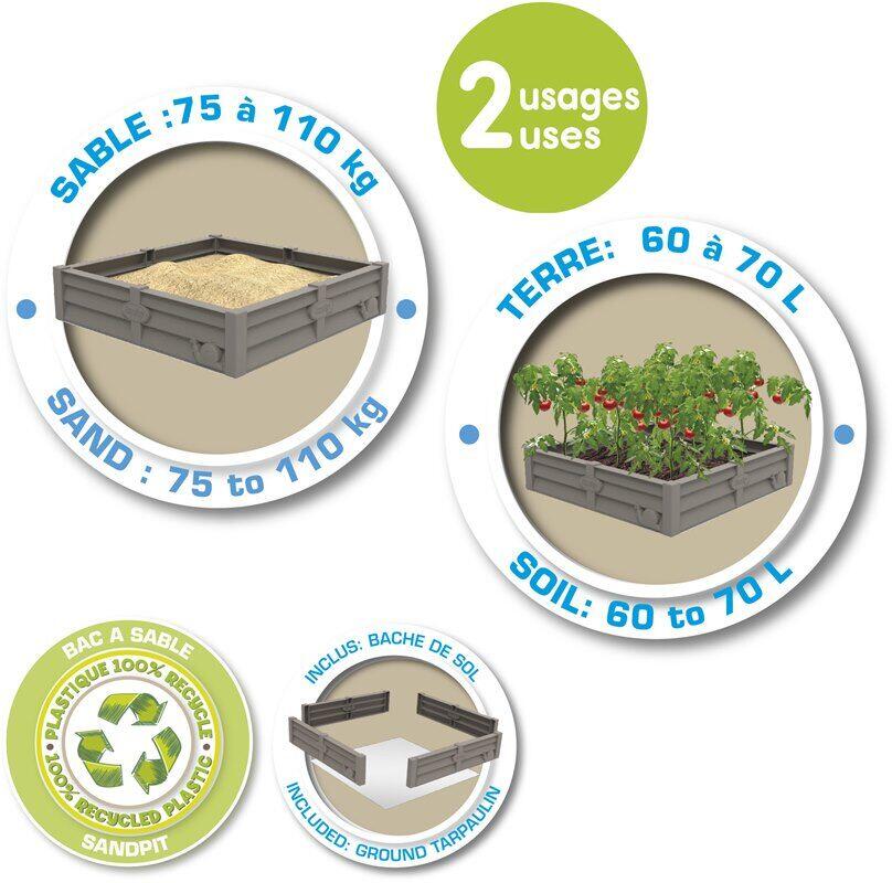 Smoby Maison Square lekehus