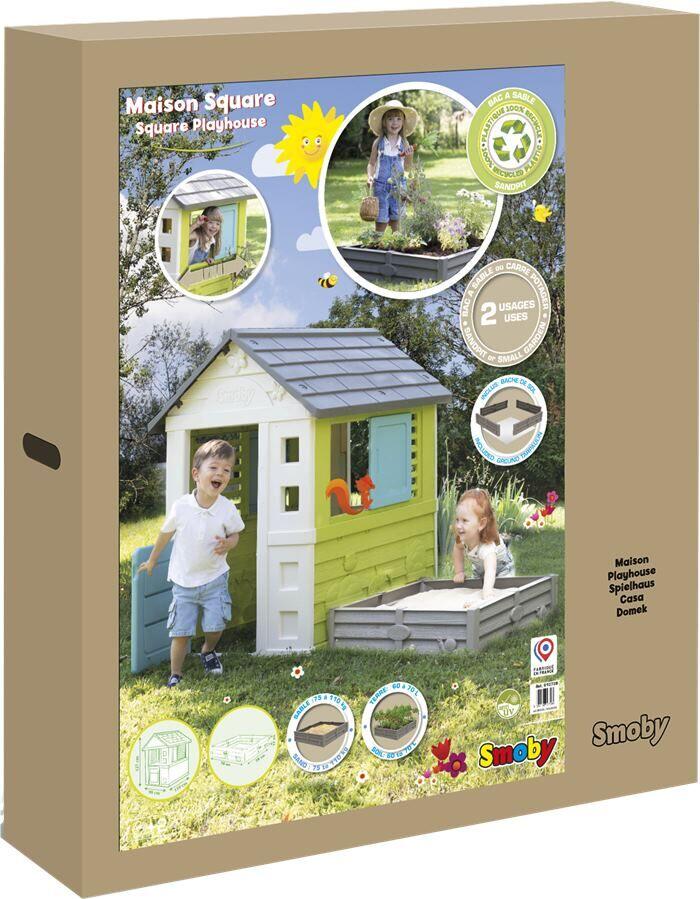 Smoby Maison Square lekehus