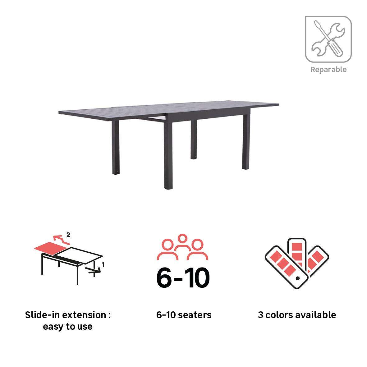 Naterial Lyra II uttrekksbord