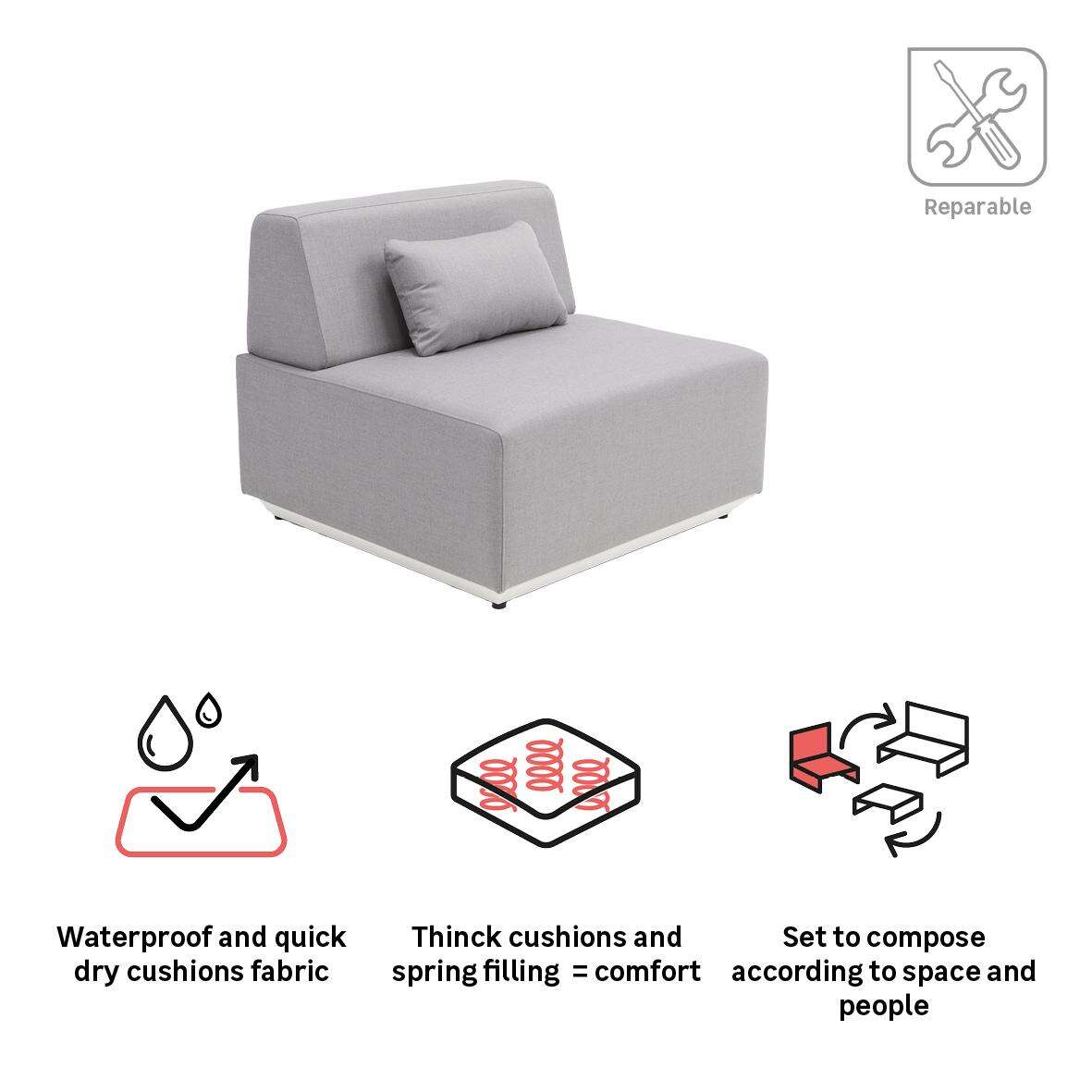 Naterial Neptune modul stol