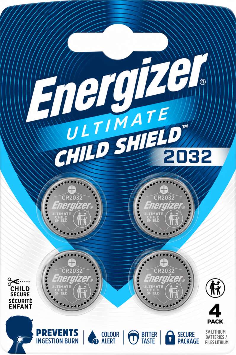 Energizer® Ultimate Lithium CR2032 batterier 4pk