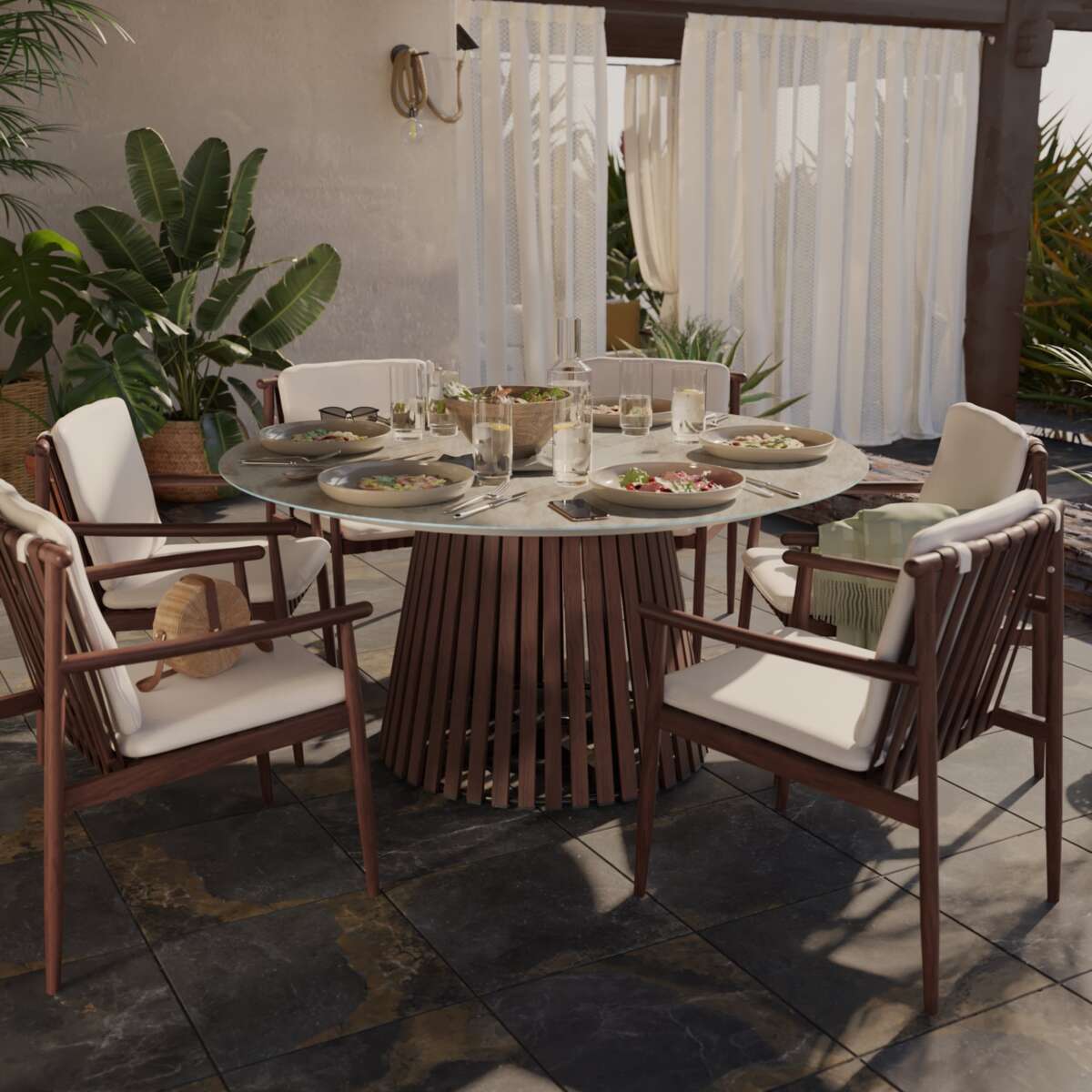 Naterial Retro spisestoler 2-pk