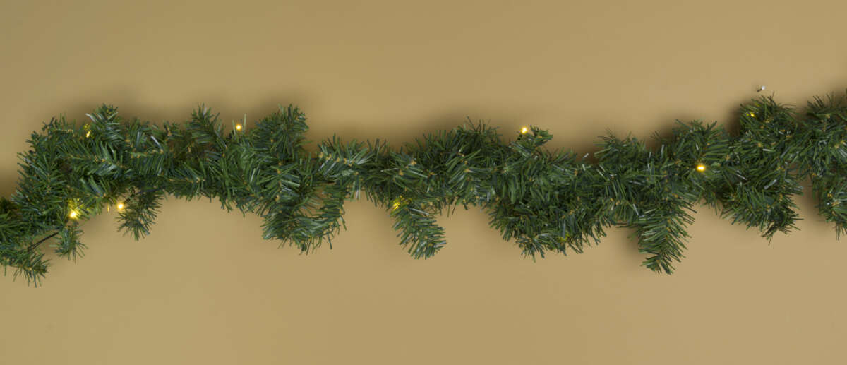 Nord girlander med lys