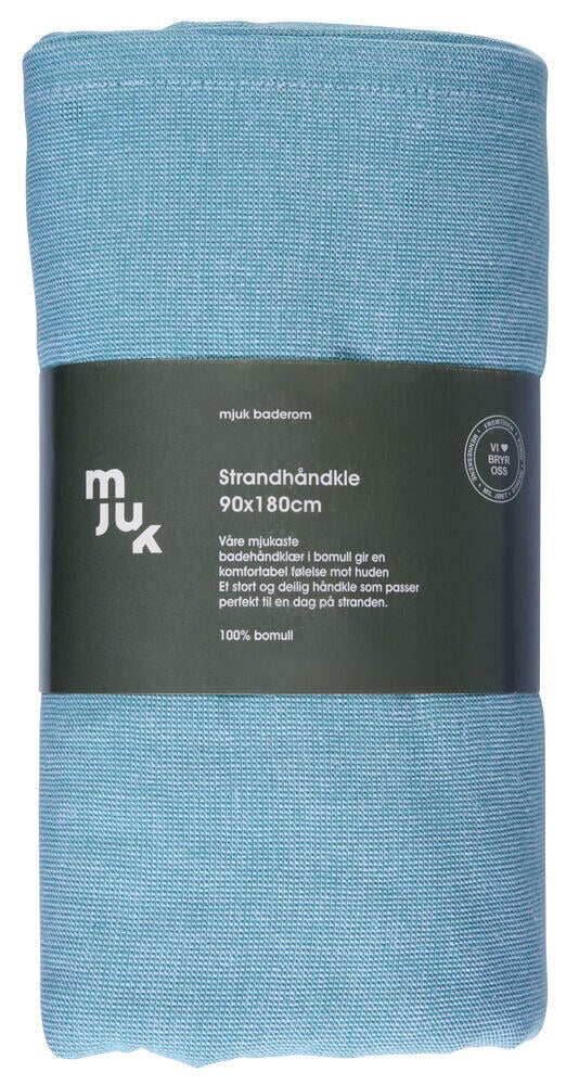 Mjuk strandhåndkle