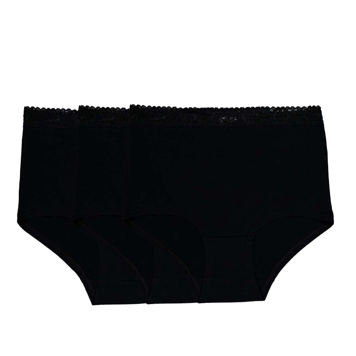 Softer Days high waist truser 3-pk dame