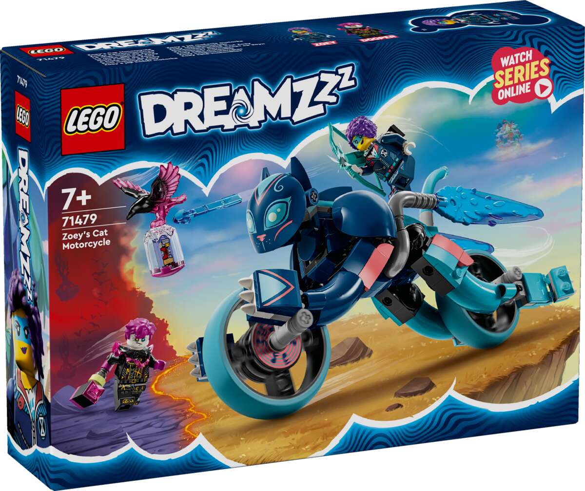 LEGO® DREAMZzz™ Zoeys kattemotorsykkel 71479